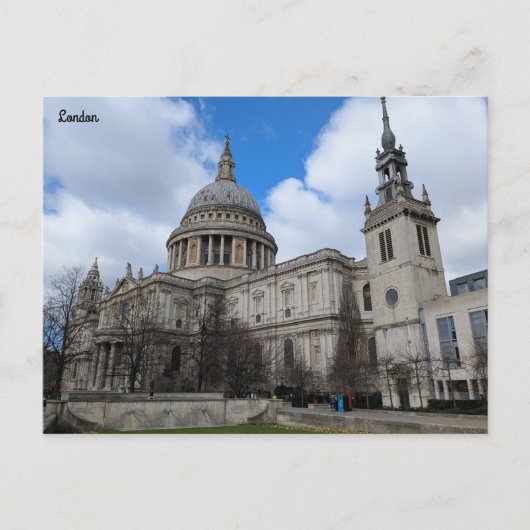 St. Paul's kathedraal Briefkaart (Voorkant)