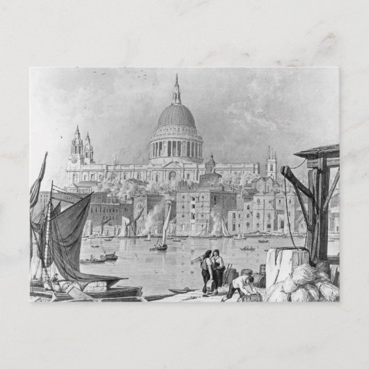 St. Paul's kathedraal Briefkaart (Voorkant)