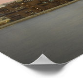 St Pauls kathedraal in Dusk Poster (Hoek)