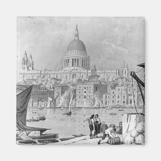 St. Paul's kathedraal Magneet (Voorkant)