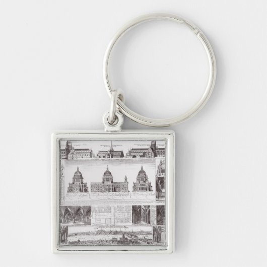 St. Paul's kathedraal Sleutelhanger (Voorkant)