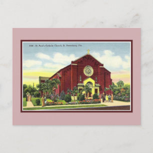  St. Paul's katholieke kerk in Sint-Petersburg Briefkaart