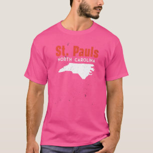 St Pauls North Carolina Verenigde Staten State Ame T-shirt