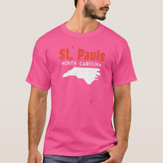 St Pauls North Carolina Verenigde Staten State Ame T-shirt