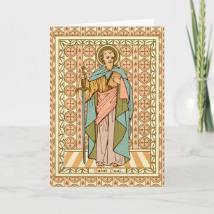 St. Paulus de Apostel (RLS13) Lege Wenskaart Kaart