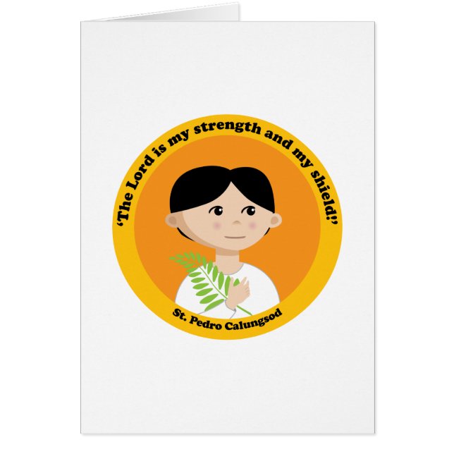 St. Pedro Calungsod (Voorkant)