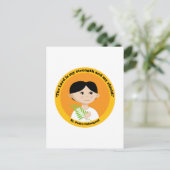 St. Pedro Calungsod Briefkaart (Staand voorkant)