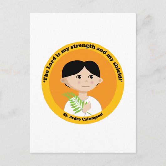 St. Pedro Calungsod Briefkaart (Voorkant)
