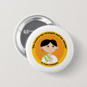 St. Pedro Calungsod Ronde Button 5,7 Cm (Voorkant /achterkant)