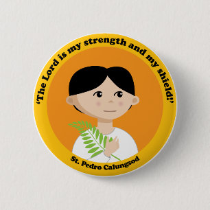 St. Pedro Calungsod Ronde Button 5,7 Cm