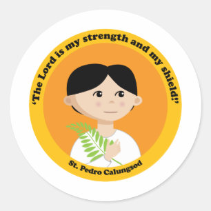 St. Pedro Calungsod Ronde Sticker