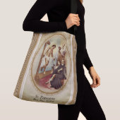 St. Peregrine Patron Saint of Cancer Patiënten Crossbody Tas (Dichtbij)