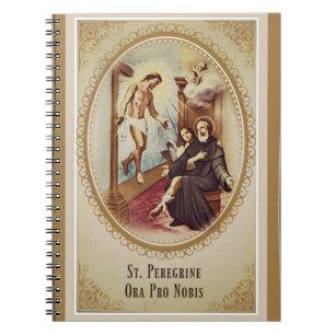 St. Peregrine Patron Saint of Cancer Patiënten Notitieboek