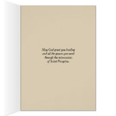 St. Peregrine Patron Saint of Cancer Religious (Binnen (Rechts))