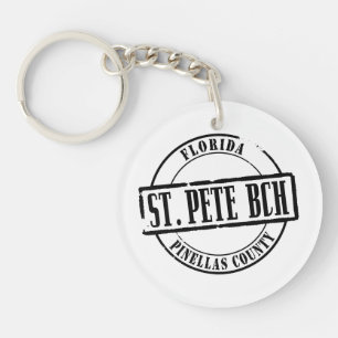 St Pete Bch Titel Sleutelhanger