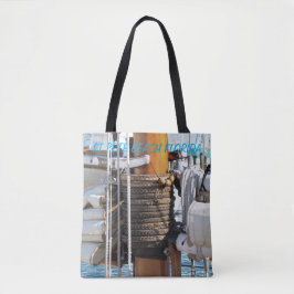 St Pete Beach FL Jumbo Canvas tas