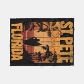 St Pete Beach  Fleece Deken (Voorkant (Horizontaal))