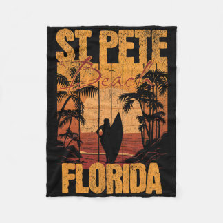 St Pete Beach Fleece Deken