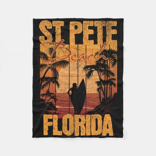 St Pete Beach  Fleece Deken (Voorkant)