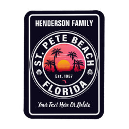 St Pete Beach Florida  atletische stijl 60s Magneet
