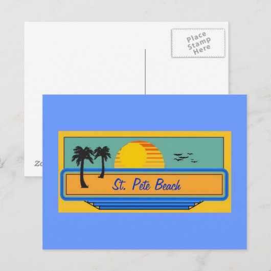 St. Pete Beach, Florida Briefkaart (Voorkant / Achterkant)