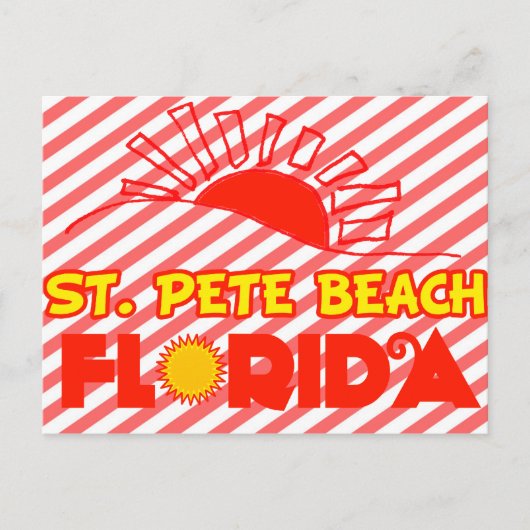 St. Pete Beach, Florida Briefkaart (Voorkant)