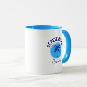 St. Pete Beach Florida Coffee Mug Mok (Voorkant rechts)