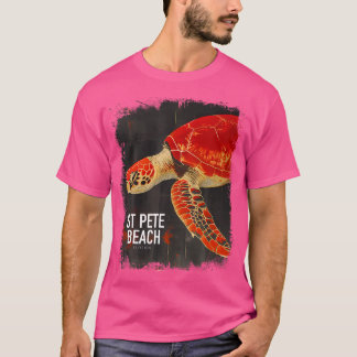 St Pete Beach Florida Familie Vakantie Duiken Zee T-shirt