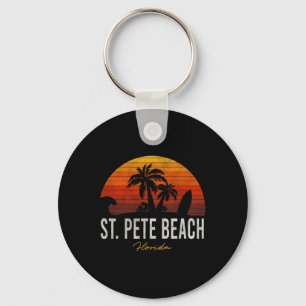 St. Pete Beach Florida Fl Palms Vacation Surf Suns Sleutelhanger