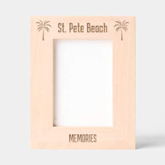 St. Pete Beach Florida Laser Gegraveerde lijst Lijstjes