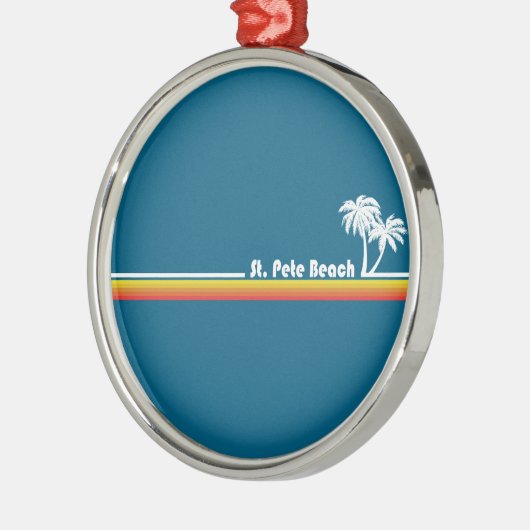 St. Pete Beach Florida Metalen Ornament (Links)
