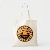 St. Pete Beach Florida Retro Sunset Souvenirs jare Tote Bag (Voorkant)