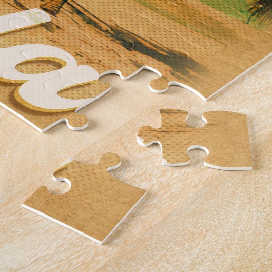 St. Pete Beach Florida Souvenir  Palm Trees Legpuzzel (Zijkant)