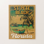 St. Pete Beach Florida Souvenir  Palm Trees Legpuzzel (Verticaal)