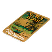 St. Pete Beach Florida Souvenir  Palm Trees Magneet (Linkerzijde)