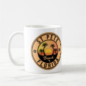 St. Pete Beach Florida Souvenir Personalize Koffiemok (Links)