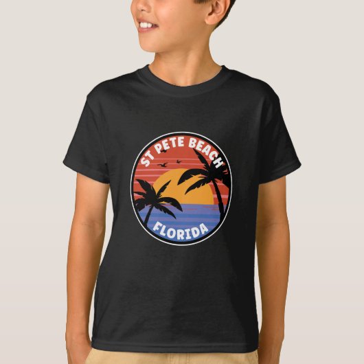 St Pete Beach Florida Sunset Paradise T-shirt (Voorkant)