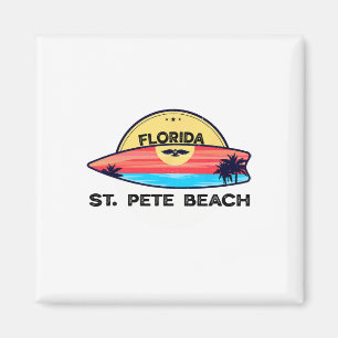 St Pete Beach Florida Surfplank Strand Surfen Magneet