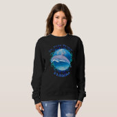 St Pete Beach Florida Vacation Souvenir Dolphin Trui (Voorkant volledig)