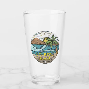 St Pete Beach Florida Vintage Glas
