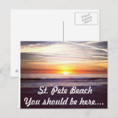 St. Pete Beach je moet hier zijn... Briefkaart (Voorkant / Achterkant)