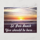 St. Pete Beach je moet hier zijn... Briefkaart (Voorkant)