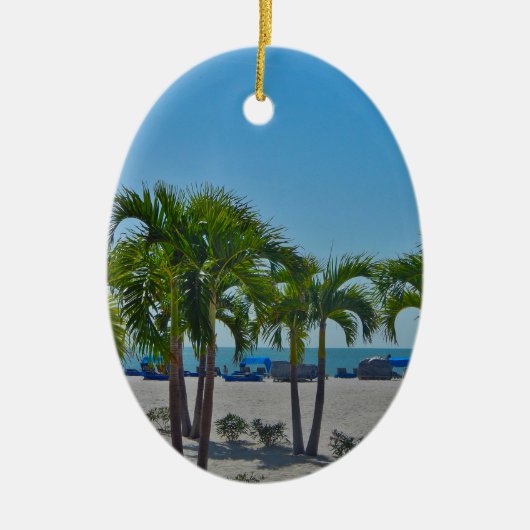 St Pete Beach Keramisch Ornament (Voorkant)