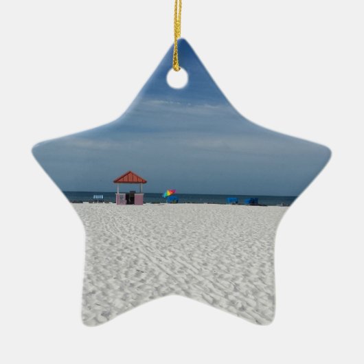 St Pete Beach Keramisch Ornament (Voorkant)