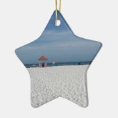 St Pete Beach Keramisch Ornament (Links)