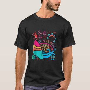 St Pete Beach Meisjes Trip 2023 Strand Zomer Vacat T-shirt