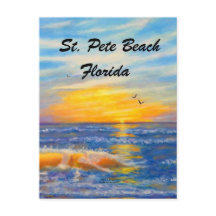 ST. PETE BEACH OCEAN WAVES BRIEFKAART