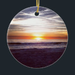 St. Pete Beach sunset.jpg Keramisch Ornament<br><div class="desc">Een van de mooiste stranden in de Verenigde Staten,  dit zonnige uitzicht over de Golf van Mexico uit St. Pete Beach in Florida.</div>