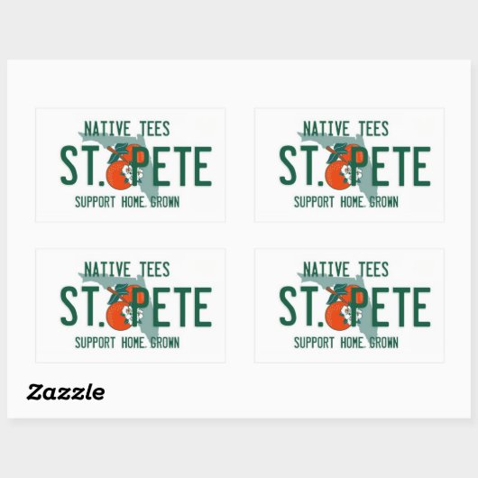 St. Pete Home Grown Sticker (Vel)