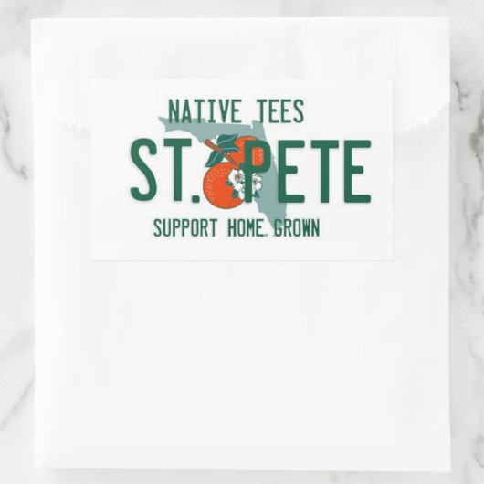 St. Pete Home Grown Sticker (Tas)